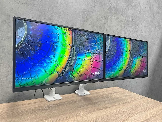Iiyama/ ergotron - 27" pc set - hdmi, dp, vga - afbeelding 1 van  16