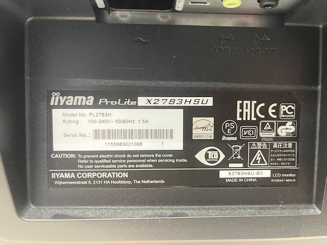 Iiyama/ ergotron - 27" pc set - hdmi, dp, vga - afbeelding 6 van  9