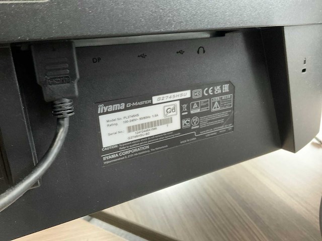 Iiyama g-master | black hawk | g2745hsu 27” monitor (2x) - afbeelding 2 van  10