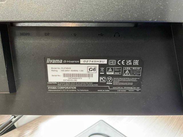 Iiyama g-master | black hawk | g2745hsu 27” monitor (2x) - afbeelding 10 van  10
