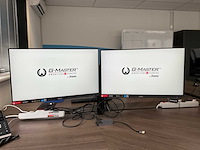 Iiyama g-master | red eagle | g2470hs 24” monitor (2x)