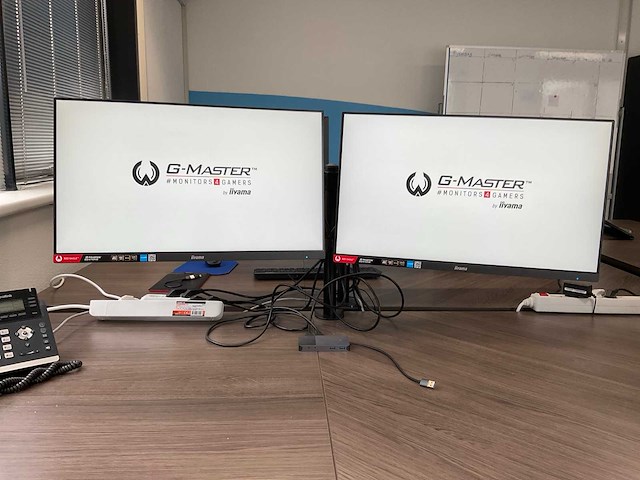 Iiyama g-master | red eagle | g2470hs 24” monitor (2x) - afbeelding 1 van  1