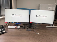 Iiyama g-master | red eagle | g2470hs 24” monitor (2x)