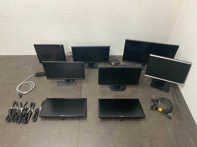 Iiyama, lenovo, xerox, hp, samsung, benq monitor (8x) - afbeelding 1 van  13