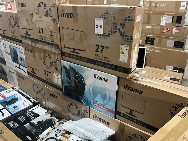 Iiyama monitor (24x) - afbeelding 4 van  8