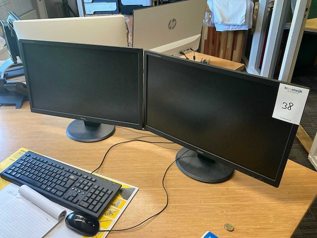 Iiyama pl2483h monitor (2x) - afbeelding 1 van  5