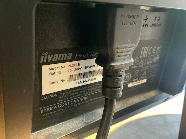 Iiyama pl2483h monitor (2x) - afbeelding 5 van  5