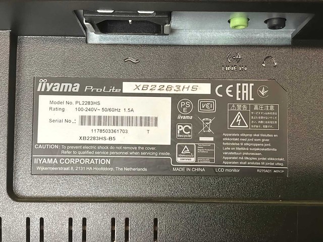 Iiyama pro lite monitor - afbeelding 2 van  4