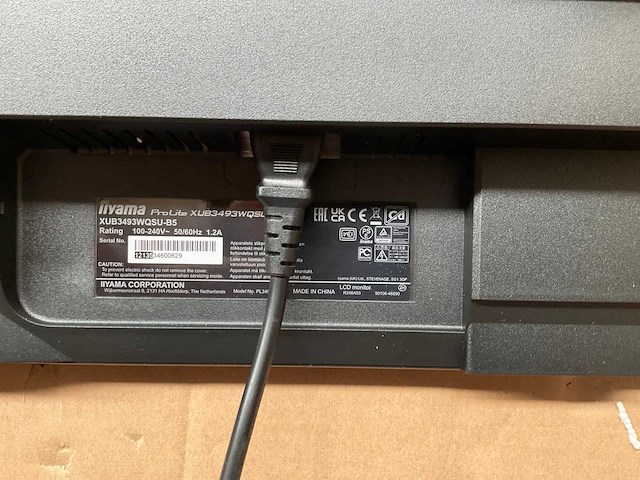 Iiyama pro lite xub3493wqsu monitor - afbeelding 6 van  7