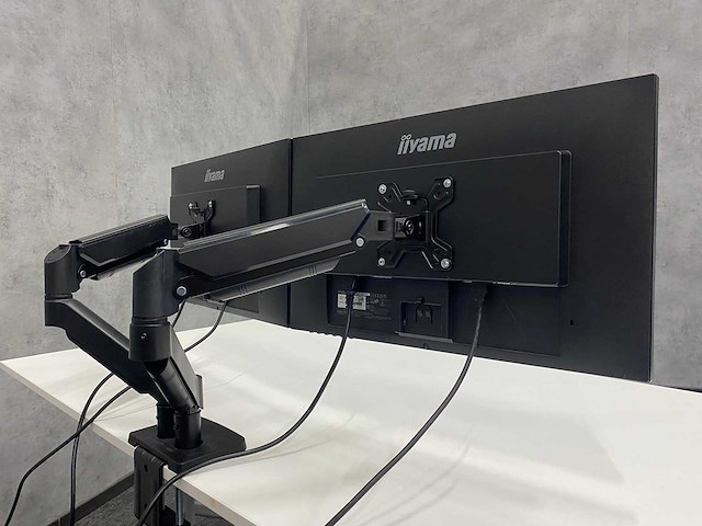Iiyama prolite - 24" monitor met monitorarm - hdmi, dvi, vga - afbeelding 5 van  9