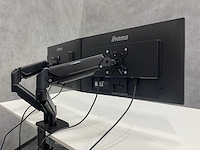Iiyama prolite - 24" monitor met monitorarm - hdmi, dvi, vga - afbeelding 8 van  9