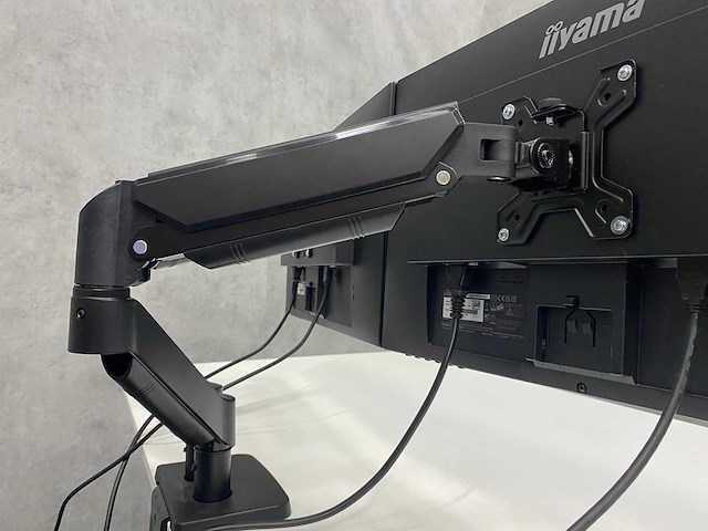 Iiyama prolite - 24" monitor met monitorarm - hdmi, dvi, vga - afbeelding 9 van  9