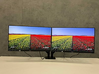 Iiyama prolite - 24" monitor met monitorarm - hdmi, dvi, vga - afbeelding 2 van  3