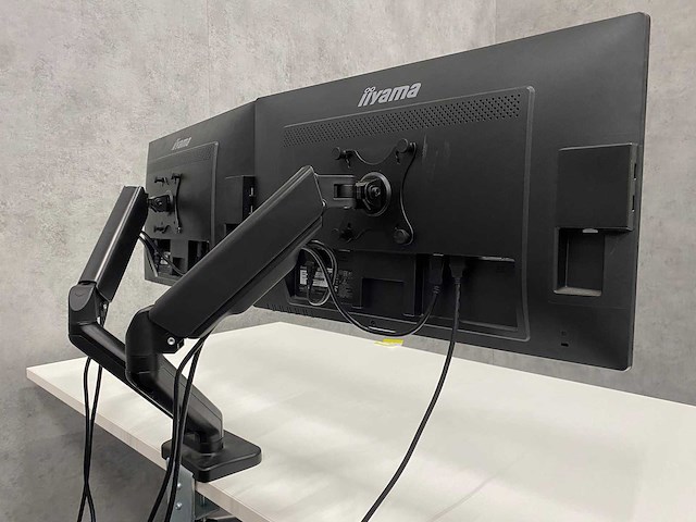Iiyama prolite - 24" monitoren met monitorarm - hdmi, dp, vga - afbeelding 2 van  11