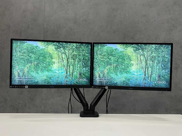 Iiyama prolite - 24" monitoren met monitorarm - hdmi, dp, vga - afbeelding 1 van  9