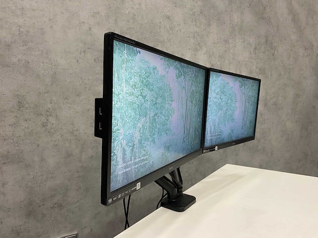 Iiyama prolite - 24" monitoren met monitorarm - hdmi, dp, vga - afbeelding 9 van  9