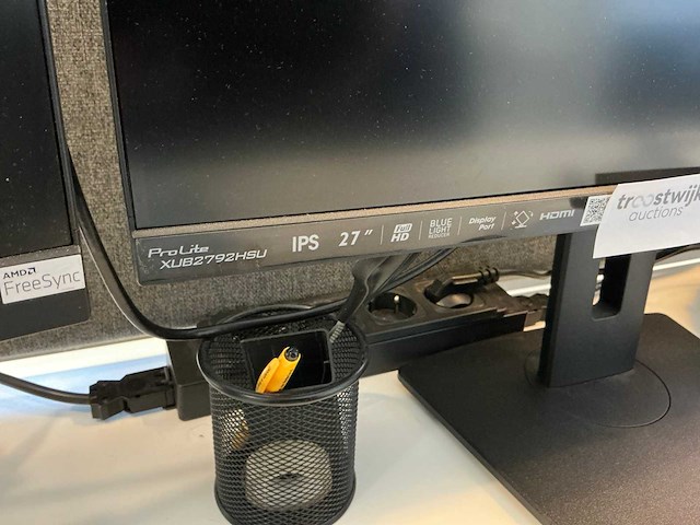 Iiyama prolite 27 inch monitor (2x) - afbeelding 3 van  5