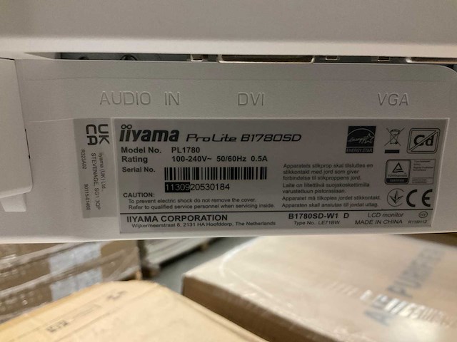Iiyama prolite b1780sd pl1780 - afbeelding 2 van  2