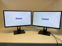 Iiyama prolite b2483hs monitor (2x) - afbeelding 1 van  9