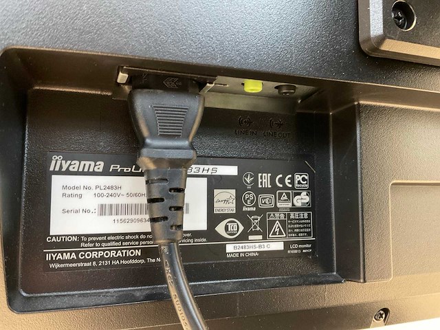 Iiyama prolite b2483hs monitor - afbeelding 5 van  5