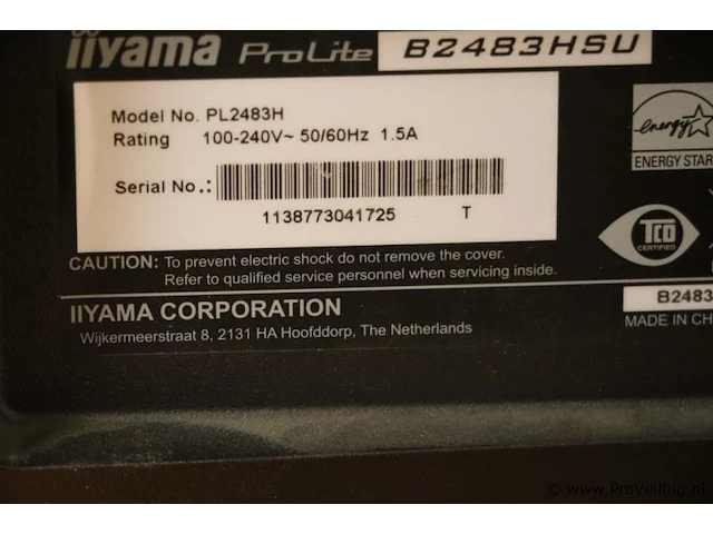 Iiyama prolite b2483hsu 24" full hd led-monitor - afbeelding 4 van  7
