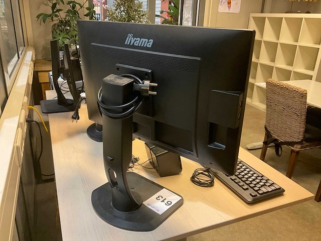 Iiyama prolite e2483hs monitor (2x) - afbeelding 4 van  6