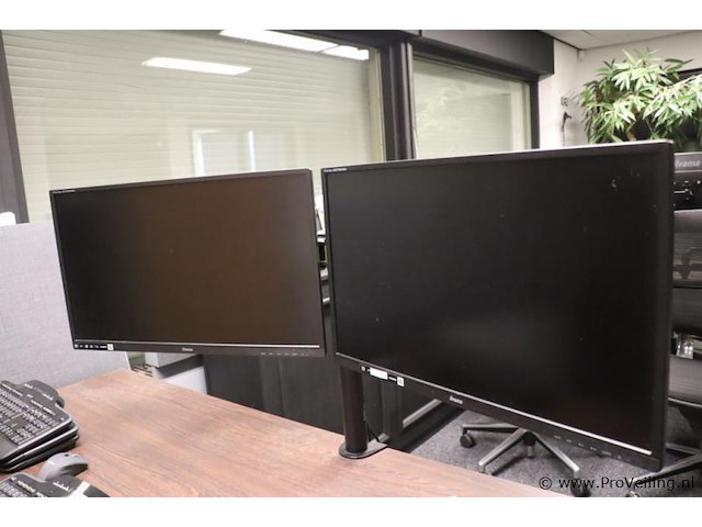 Iiyama prolite lcd-monitor x2783hsu - 2 stuks - afbeelding 1 van  5