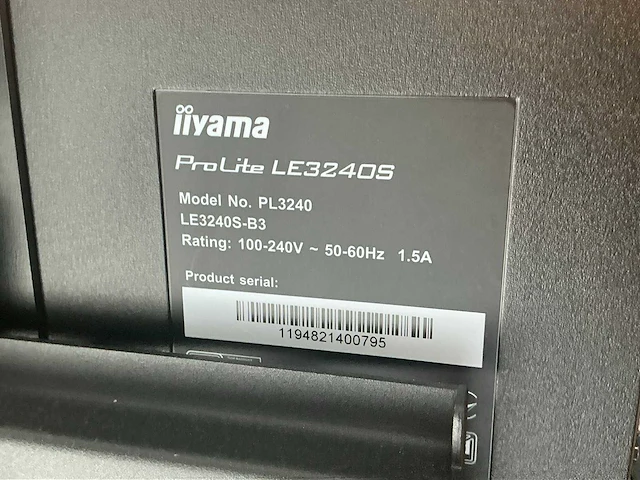 Iiyama prolite le3240s 32” monitor op mobiele vloerstandaard - afbeelding 7 van  7