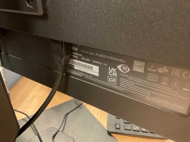 Iiyama prolite monitor (2x) - afbeelding 5 van  5