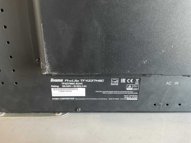 Iiyama prolite tf4237msc 42” touchscreen display - afbeelding 3 van  3