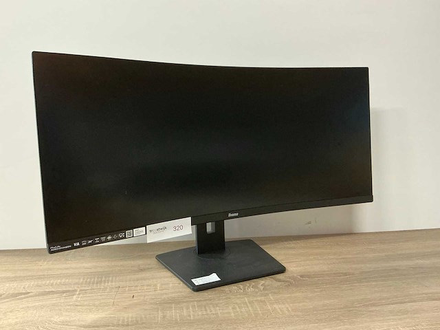 Iiyama prolite x3494wqsn curved monitor - afbeelding 1 van  2