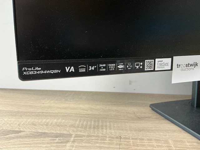 Iiyama prolite x3494wqsn curved monitor - afbeelding 2 van  2
