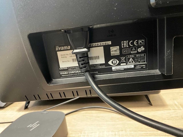 Iiyama prolite xb2283hsu monitor (8x) - afbeelding 6 van  6