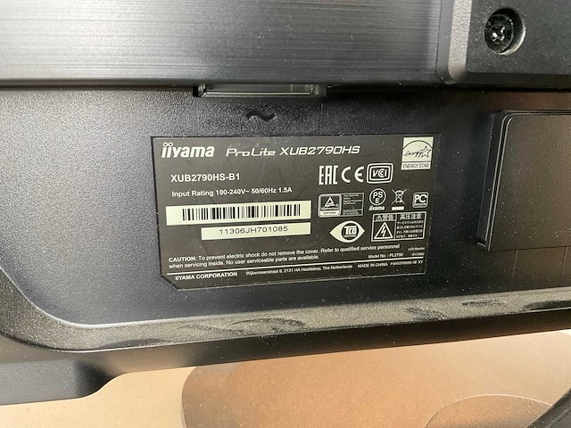 Iiyama prolite xb3288uhsu, xub2790hs monitor (2x) - afbeelding 7 van  8