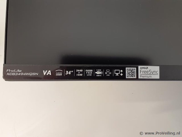 Iiyama prolite xcb3494wqsn-b5 curved monitor, 34" - afbeelding 3 van  9