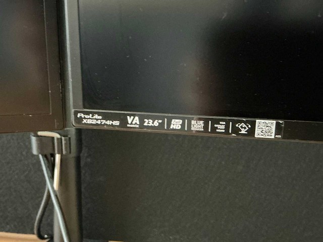Iiyama prolite xu2493hs 24” full hd ips monitor (4x) - afbeelding 3 van  5