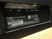 Iiyama prolite xu2493hs 24” full hd ips monitor (4x) - afbeelding 4 van  5
