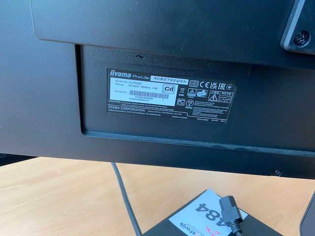 Iiyama prolite xub2792, prolite pl2797q monitor (2x) - afbeelding 6 van  6