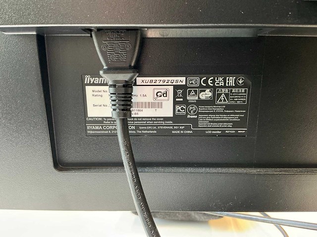 Iiyama prolite xub2792qsn monitor (2x) - afbeelding 4 van  5