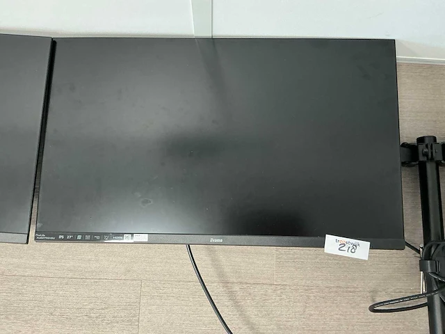 Iiyama prolite xub2796hsu monitor (2x) - afbeelding 2 van  4
