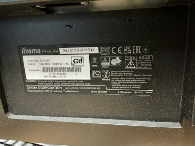 Iiyama xu2792hsu monitor (4x) - afbeelding 5 van  5