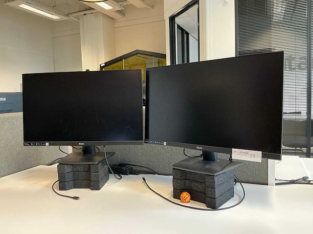 Iiyama xu2794hsu monitor (2x) - afbeelding 1 van  5