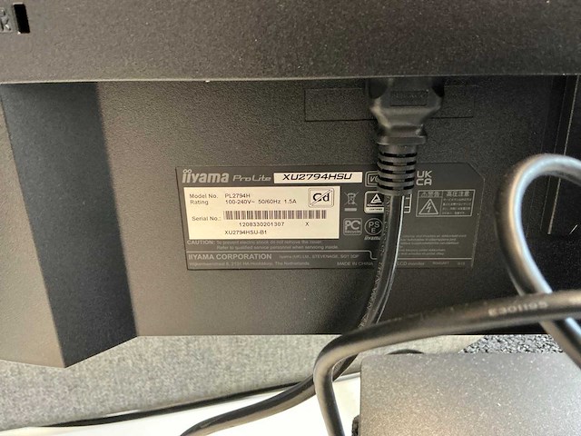 Iiyama xu2794hsu monitor (2x) - afbeelding 4 van  5