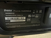 Iiyama xub2390hs monitor (2x) - afbeelding 3 van  4