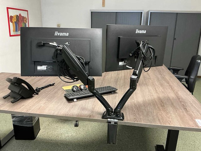 Iiyama xub2492hsu monitor (2x) - afbeelding 5 van  6