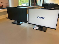 Iiyama xub2493hs monitor (2x) - afbeelding 1 van  2