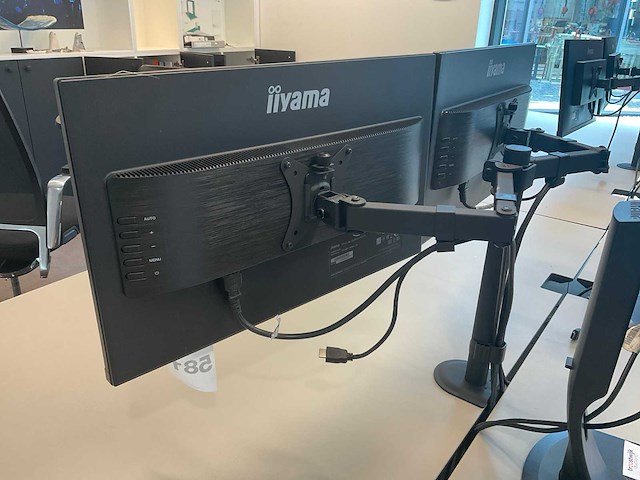 Iiyama xub2493hs monitor (2x) - afbeelding 1 van  1