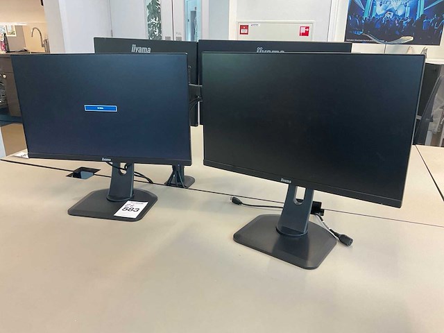 Iiyama xub2493hs monitor (2x) - afbeelding 2 van  6