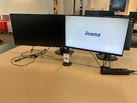 Iiyama xub2493hs monitor (2x) - afbeelding 1 van  5
