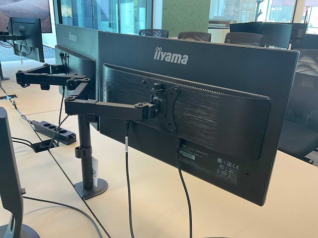 Iiyama xub2493hs monitor (2x) - afbeelding 4 van  5